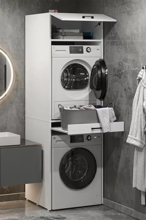 купить Полка для ванной Bofigo 12-08-01 White (полка для стиральной машины) в Кишинёве 