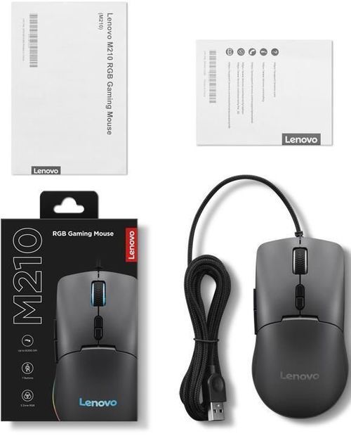купить Мышь Lenovo M210 RGB Gaming Mouse Black (GY51M74265) в Кишинёве 