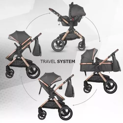 cumpără Сărucior pentru copii Coccolle Melora Diamond Black, 3in1 cu landou transformabil în Chișinău 