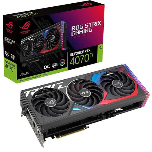 cumpără Placa video ASUS ROG-STRIX-RTX4070TI-O12G-GAMING, GeForce RTX4070 Ti 12GB GDDR6X, 192-bit, GPU/Mem speed 2790/21Gbps, PCI-Express 4.0, 2xHDMI 2.1/3xDisplay Port 1.4a (placa video/видеокарта) în Chișinău 