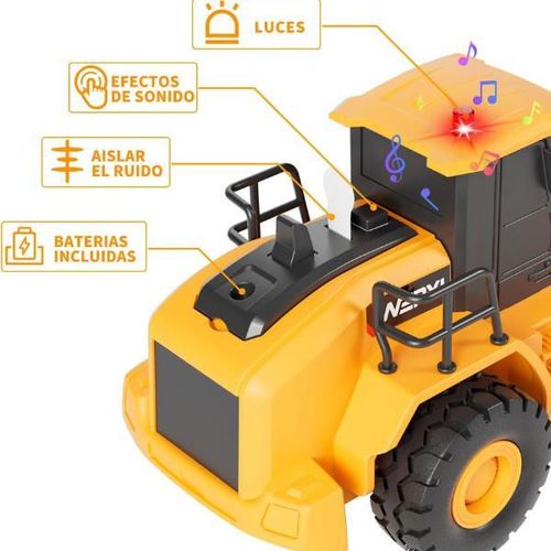 cumpără Mașină Wenyi WY1102A 1:20 Cilindru compactor cu fricțiune (lumini/sunete) în Chișinău 