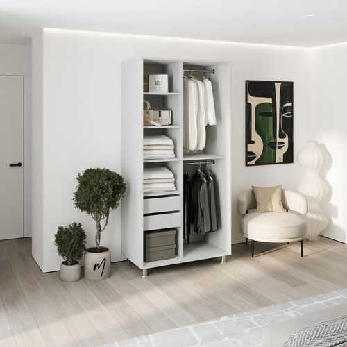 cumpără Dulap my-STYLE C10H1T06BM04-U12, 100x210, серый în Chișinău 