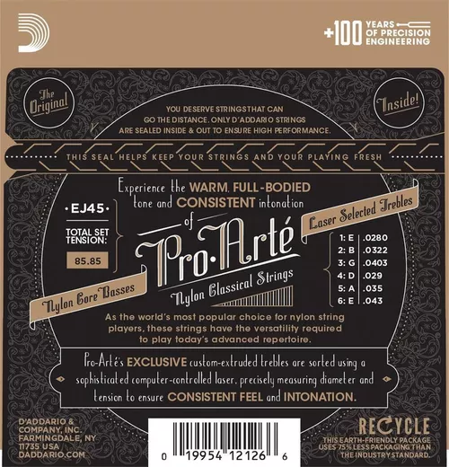 купить Струна для музыкального инструмента D’Addario EJ45 в Кишинёве 