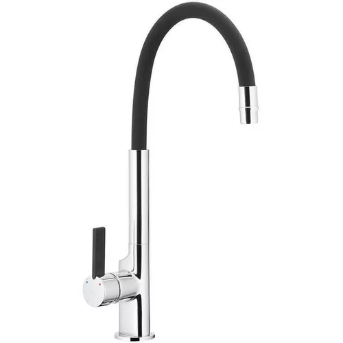 cumpără Baterie lavoar kfa armatura Calix высокий гибкий черный-хром în Chișinău 