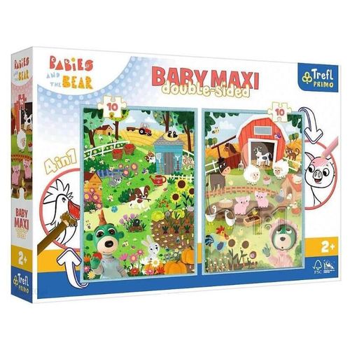 купить Головоломка Trefl 43000 Puzzle 2 X 10 Baby Maxi Animale Domestice в Кишинёве 
