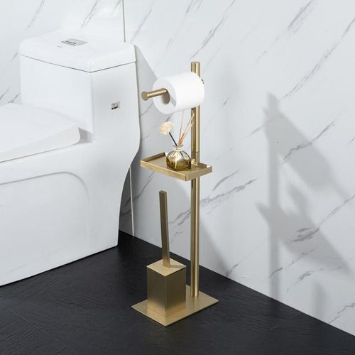 cumpără Perie WC Gappo G906-3 Satin Gold în Chișinău 