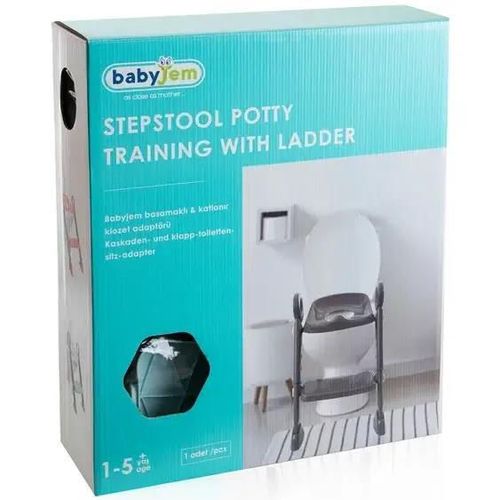 cumpără Oală BabyJem 861 Reductor WC cu treapta Soft Grey în Chișinău 