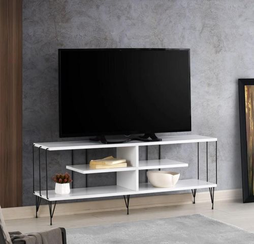 купить Тумба напольная для TV Trendy Eze, Alb 120x44x30cm в Кишинёве 