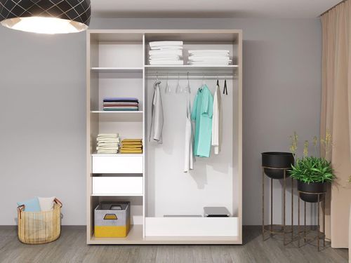 cumpără Dulap Bayro Parma 1600x2250x600 серый камень, купе în Chișinău 