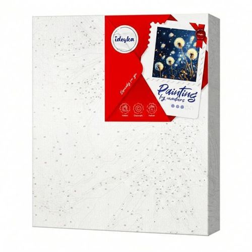 купить Картина по номерам Ideyka KHO3314 40x40cm Eco, Papadii zburatoare pe cerul de seara в Кишинёве 