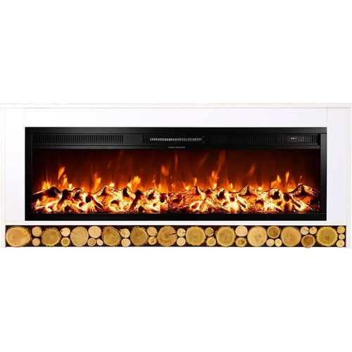 купить Камин электрический ArtFlame Rio & Tanzania, 630x1500x300 mm, Alb в Кишинёве 