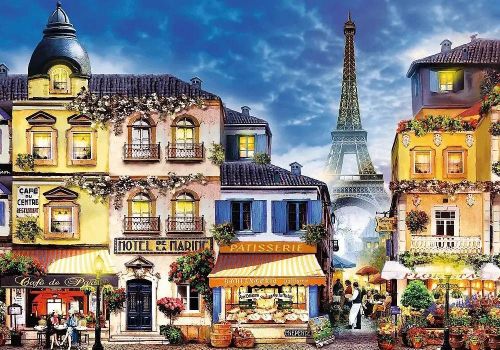 cumpără Puzzle Trefl (20142) Puzzle din lemn Aleea franceza (1000elem) în Chișinău 