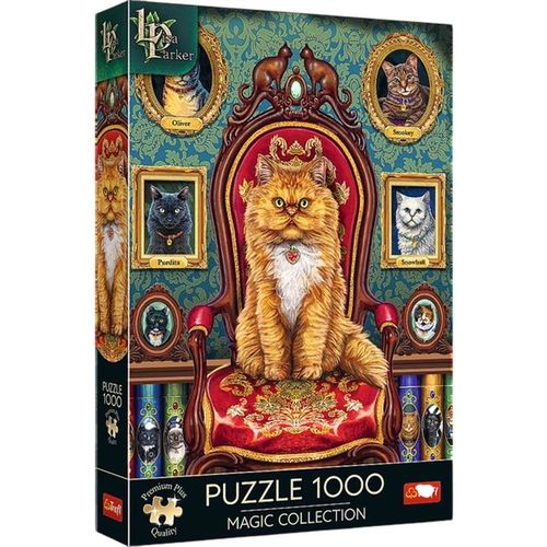 купить Пазл Trefl 10896 Puzzle 1000 Premium Plus. Mad about cats в Кишинёве 