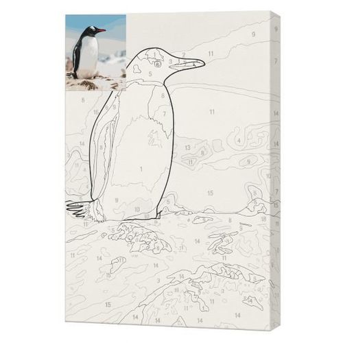 купить Картина по номерам BrushMe BS54260 40x50cm Eco, Principalul vecin al cercetatorilor polari в Кишинёве 