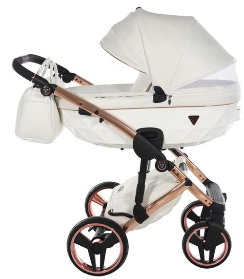 cumpără Сărucior pentru copii Junama Fluo Line V3 Indyvidual 16 White Rose în Chișinău 