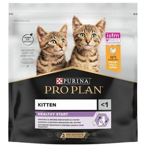 cumpără Hrană pentru animale de companie Purina Pro Plan Kitten p/pisoi (pui) 400g (8) în Chișinău 