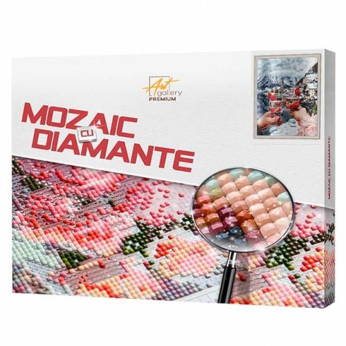 купить Картина по номерам Art Gallery QB205746 Mozaic cu diamante patrate 40x50cm Cocktailuri in munti в Кишинёве 