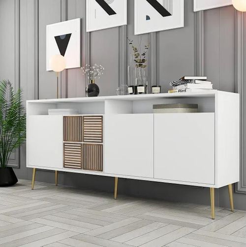 cumpără Casetieră Trendy Milano, alb, auriu în Chișinău 