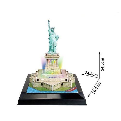 купить Конструктор Cubik Fun L505h 3D Puzzle Statue of Liberty LED в Кишинёве 