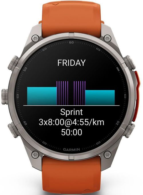 cumpără Ceas inteligent Garmin Fenix 9 Pro, 47mm, inReach,Ti, Atmn/Sprk bd (010-04336-01) în Chișinău 