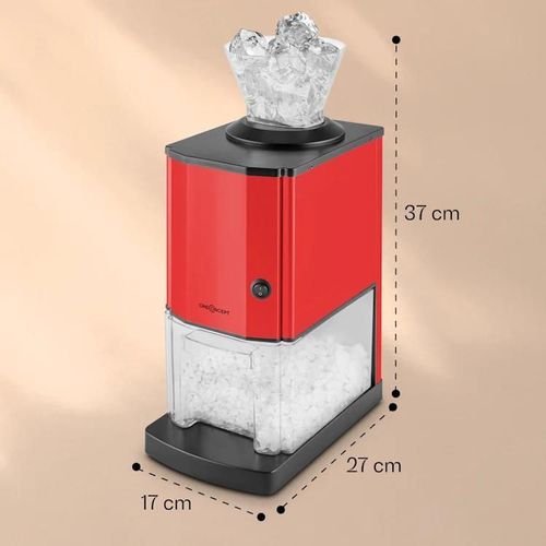 купить Льдогенератор OneConcept Icebreaker Ice Crusher 10028938 Red/Inox в Кишинёве 