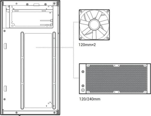 cumpără Carcasă PC Deepcool CH160 PLUS WH Micro-ATX în Chișinău 
