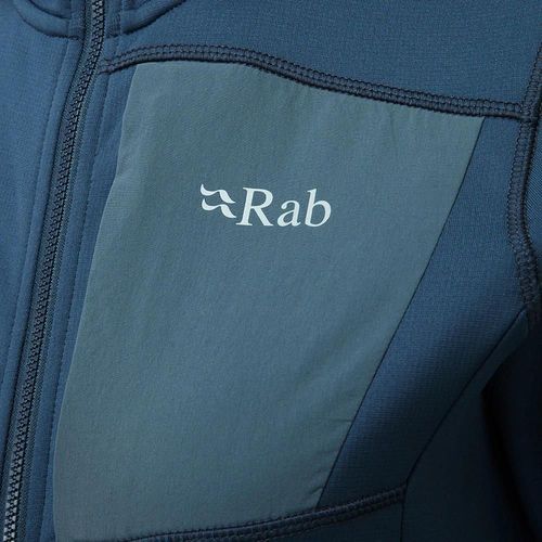 купить Одежда для спорта Rab Jacheta dame Superflux Hoody Tempest Blue 08 (QFG-14-TMB-08) в Кишинёве 