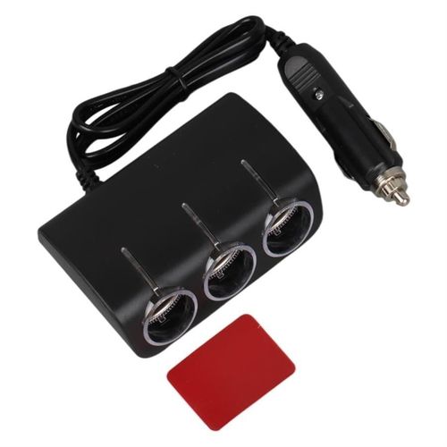 купить Разветвитель для прикуривателя Olesson NO.1521 черный Y15-185, тройник в Кишинёве 