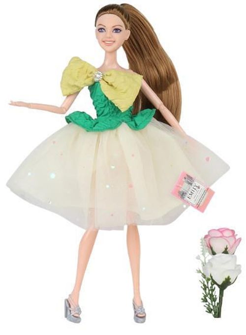 купить Кукла Essa QJ147D Păpușa Emily Top Model cu accesorii și flori в Кишинёве 