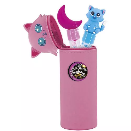 cumpără Penar școlar Lisciani Giochi 107513 Husa de silicon pentru pixuri Moon Cat, 61987 în Chișinău 