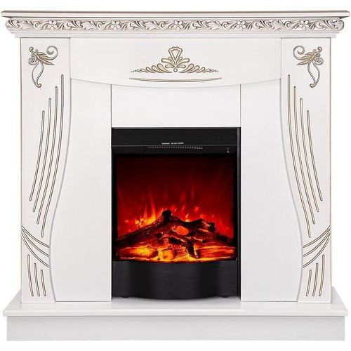 купить Камин электрический ArtFlame Napoli & Corsica, 1035x1100x300 mm, Alb в Кишинёве 