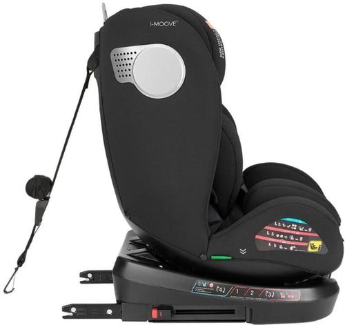 купить Автокресло Kikka Boo 31002100101 i-Moove 2 Black i-Size, 40-150cm в Кишинёве 