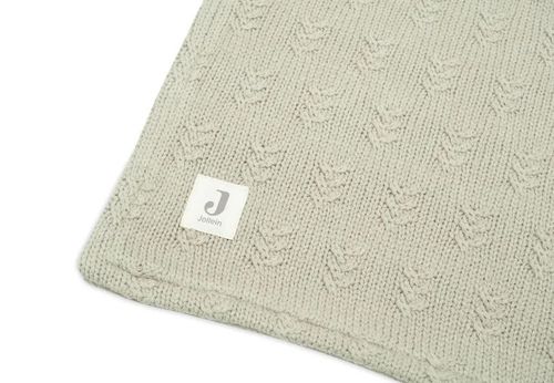 купить Детское постельное белье Jollein 517-522-67050 Paturica Grain Knit Olive Green/Velvet, 100x150cm в Кишинёве 