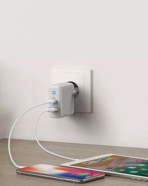 купить Зарядное устройство сетевое Anker PowerPort PD+ 2 в Кишинёве 