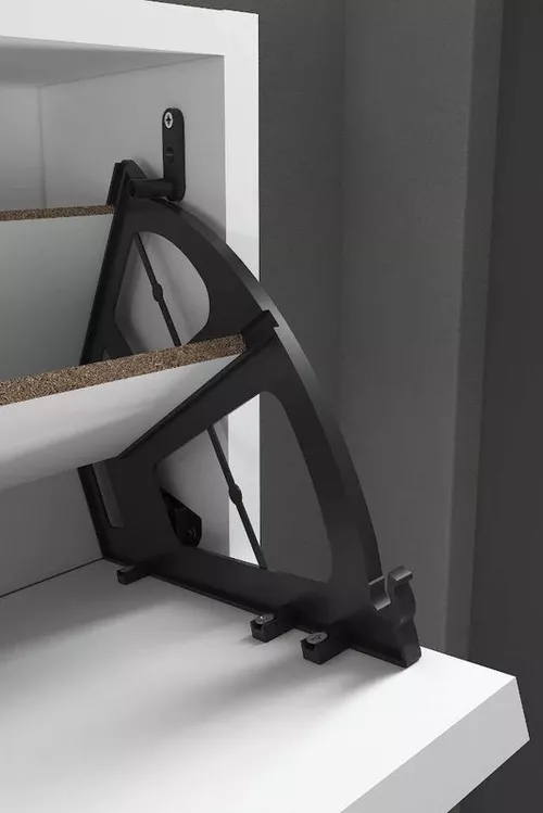 cumpără Raft pentru încălțăminte Nex Home Pantofar, 3 compartimente, 74x24x111 cm, Alb (18-03-01) în Chișinău 