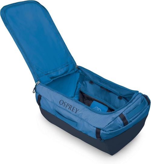 cumpără Geantă de voiaj Osprey Transporter 95 Blue Flame/Nocturnal Blu (843820193503) în Chișinău 
