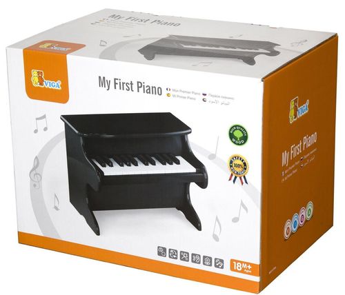 cumpără Jucărie muzicală Viga 50996 Primul meu pian, 15 clape, de culoare neagră în Chișinău 