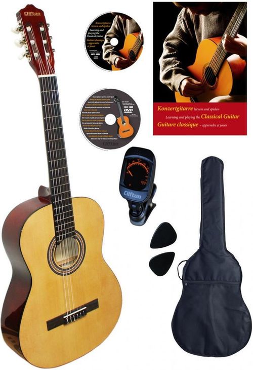 cumpără Chitară Clifton 39 4/4 Natural Set, clasica în Chișinău 
