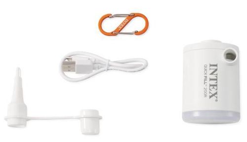 cumpără Pompă pentru piscină Intex 66647 Pompă de aer electrică QuickFill USB200R, 2 duze în Chișinău 