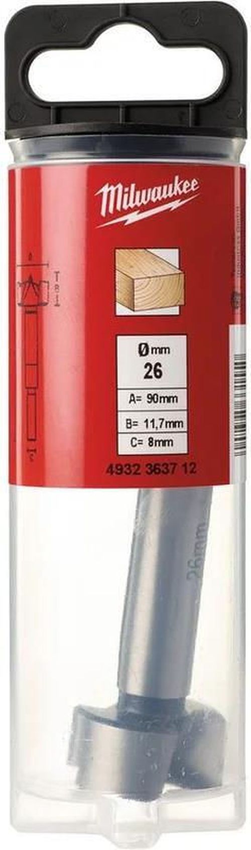 cumpără Burghiu Milwaukee 4932363712 Burghiu Forstner 26x90 în Chișinău 