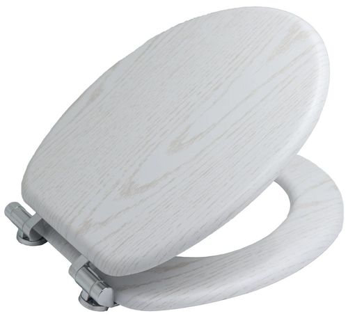 cumpără Capac WC Bisk 08222 cu microlift MDF, alb în Chișinău 