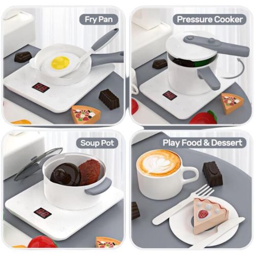 купить Игрушечная кухня и посуда Essa 100T-3 Bucătărie pentru copii, gri в Кишинёве 