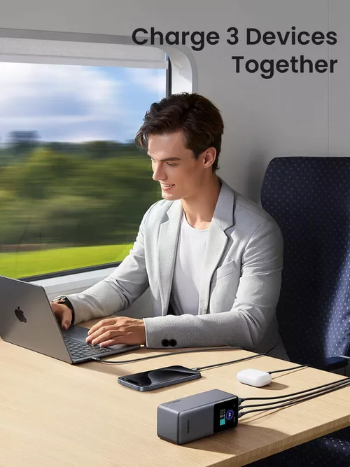 cumpără Acumulator extern USB (Powerbank) Ugreen 35524B Nexode Flight Approved 20000mAh,Grey în Chișinău 