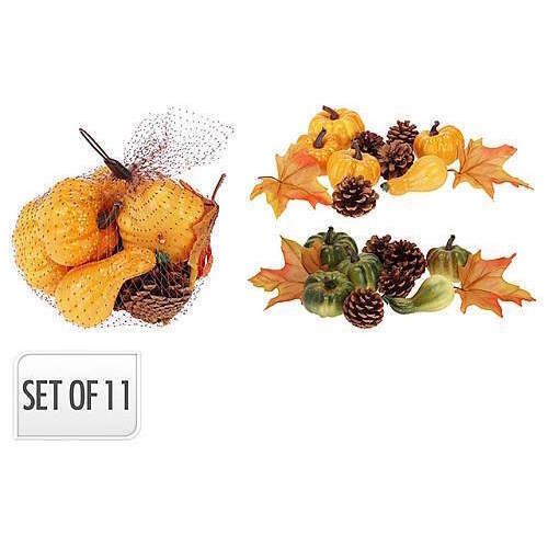 cumpără Decor Promstore 52542 Set de legume cu conuri si frunze pentru decor, 11 buc, Autumn în Chișinău 