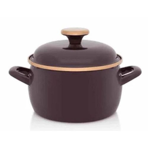 cumpără Cratiță Metalac 57041 Cratita emailata Bordo Princ 16cm, 2.2L, capac din metal în Chișinău 