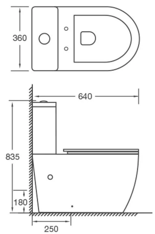 cumpără Vas WC Goxea GX-24001 în Chișinău 