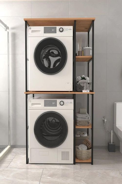 купить Полка для ванной Bofigo 12-38-02 Pine (полка для стиральной машины) в Кишинёве 