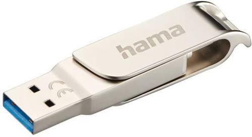 cumpără USB flash memorie Hama 182492 C-Rotate Pro USB Stick, USB-C 3.1/3.0, 256GB, 100MB/s, silver în Chișinău 