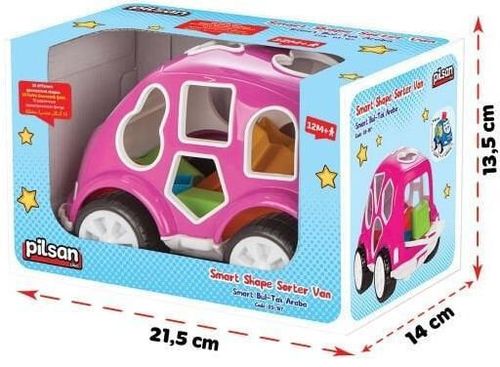 cumpără Mașină Pilsan 03187Pink Mașină de sortare cu forme geometrice, roz în Chișinău 
