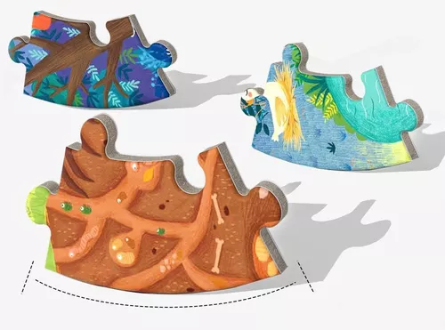 cumpără Puzzle Mideer MD3075 Puzzle rotund O zi în pădure, 150 elem. în Chișinău 